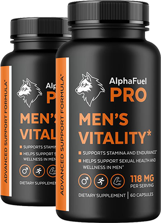 Alpha Fuel Pro Official Site Male Vitality Supplement - 6 Bottle Package