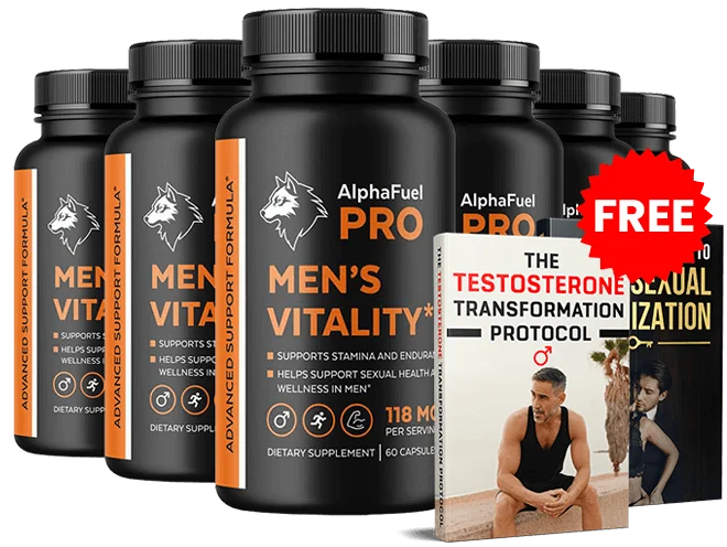 Alpha Fuel Pro Official Site 6 Bottle Package for Complete Male Vitality Support